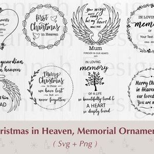 Kerst in de hemel Svg Bundel | Kerstmonument svg | Kerst ornament svg | Kerst svg bundel | Commercieel gebruik svg