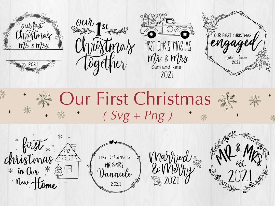 Our First Christmas Svg Bundle Christmas Svg Christmas Ornaments Svg