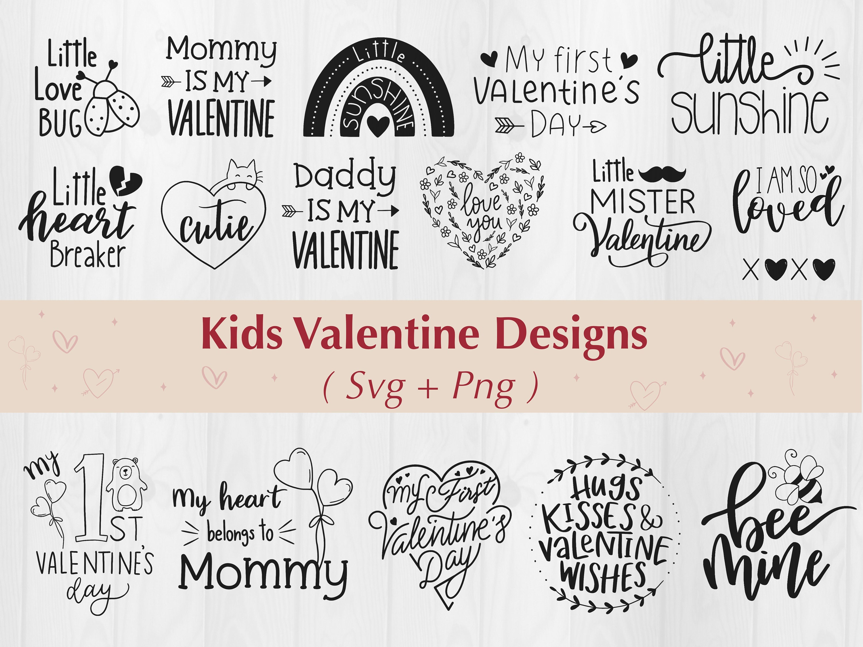Valentine Svg Kids Valentine Svg First Valentine Svg - Etsy