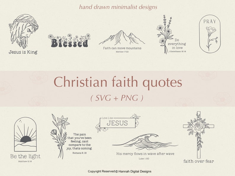 Christian Faith Svg Bundle | Christian Svg | Bible Verse Svg | Jesus ...