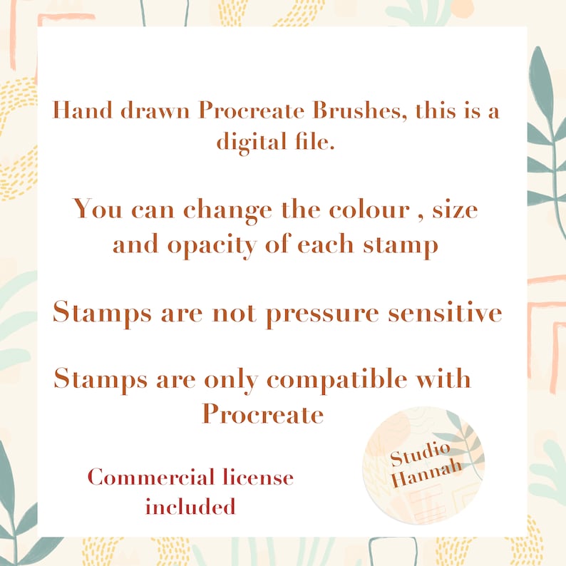Birth Month Flower Procreate Stamps: Floral Brush Set - Etsy