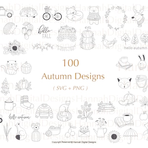 Pacote Svg de outono, Svg de outono, Abóbora svg, svg de ação de graças, Olá outono svg, arquivos svg para cricut, Clipart de outono, Camisa de outono svg, halloween svg
