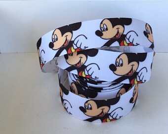 Mickey Mouse Wired Ribbon | Etsy