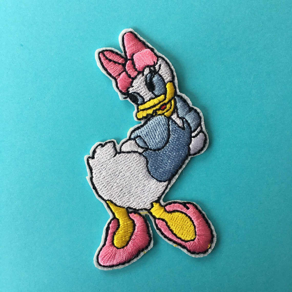 Daisy Duck Embroidered Patch Sew or Iron On Etsy