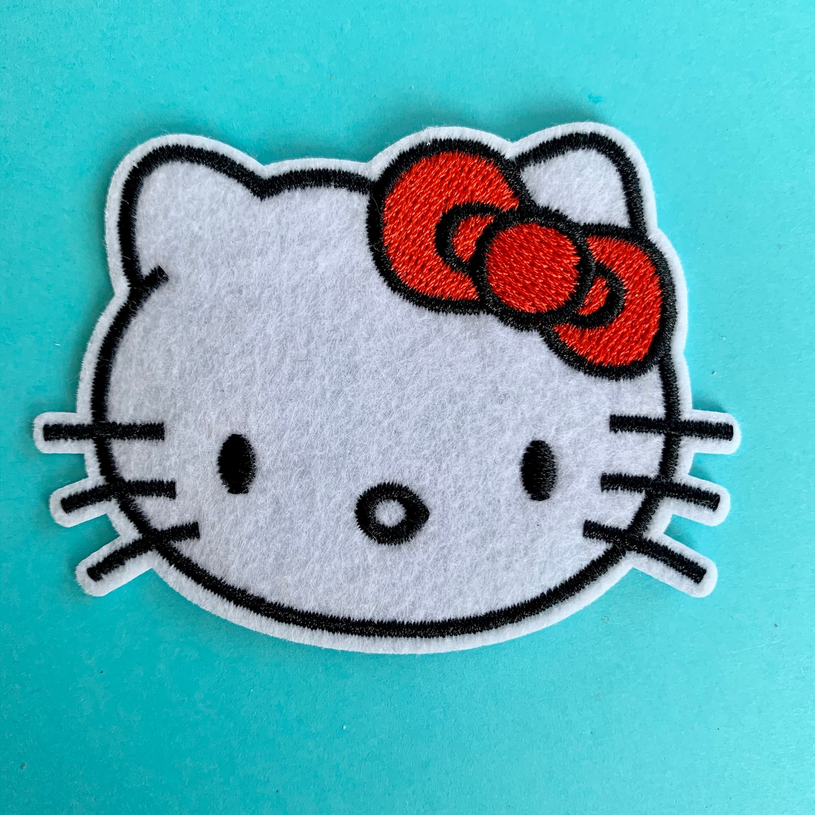 Hello Kitty Embroidered Patch Sew or Iron On Etsy