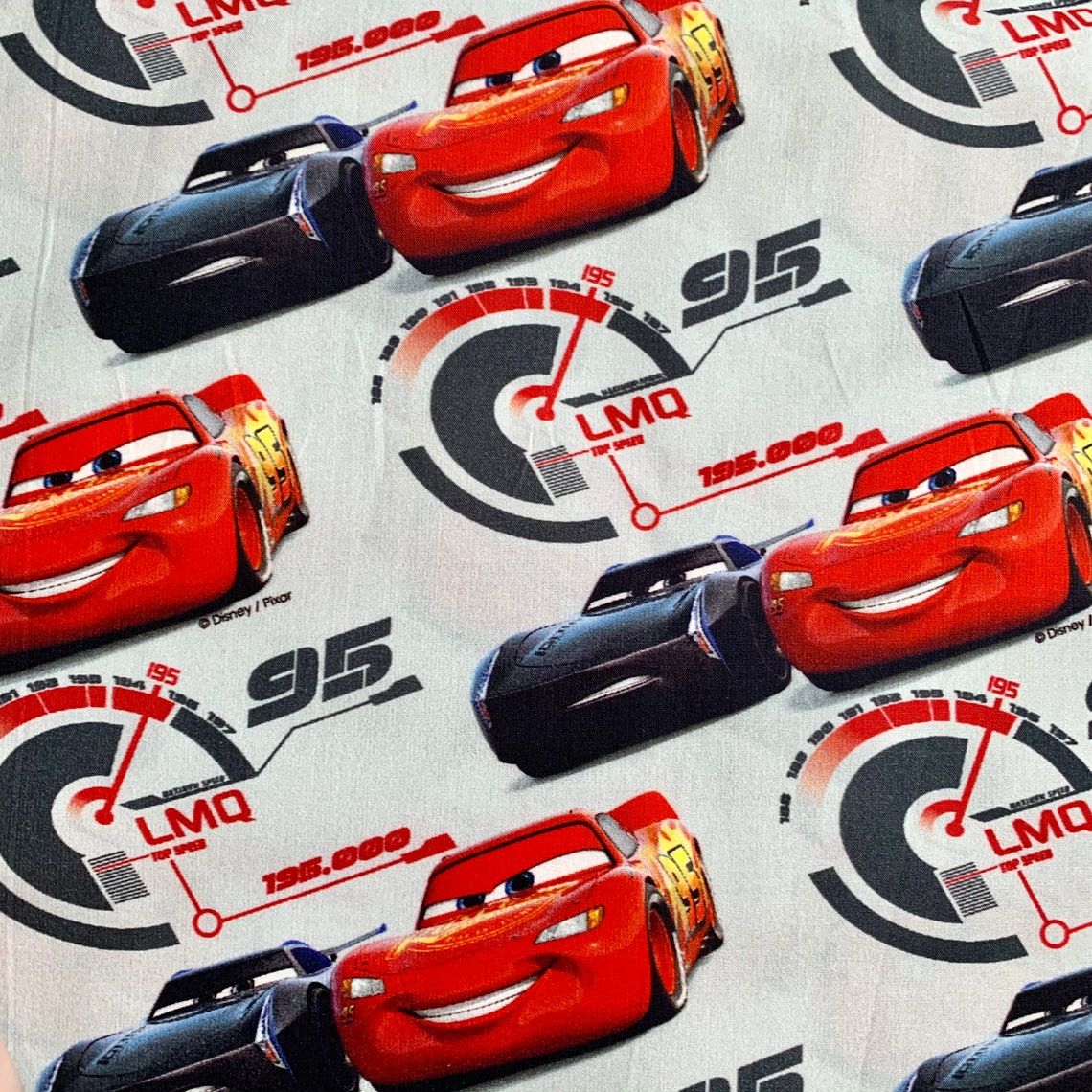 Lightning McQueen Fabric Etsy