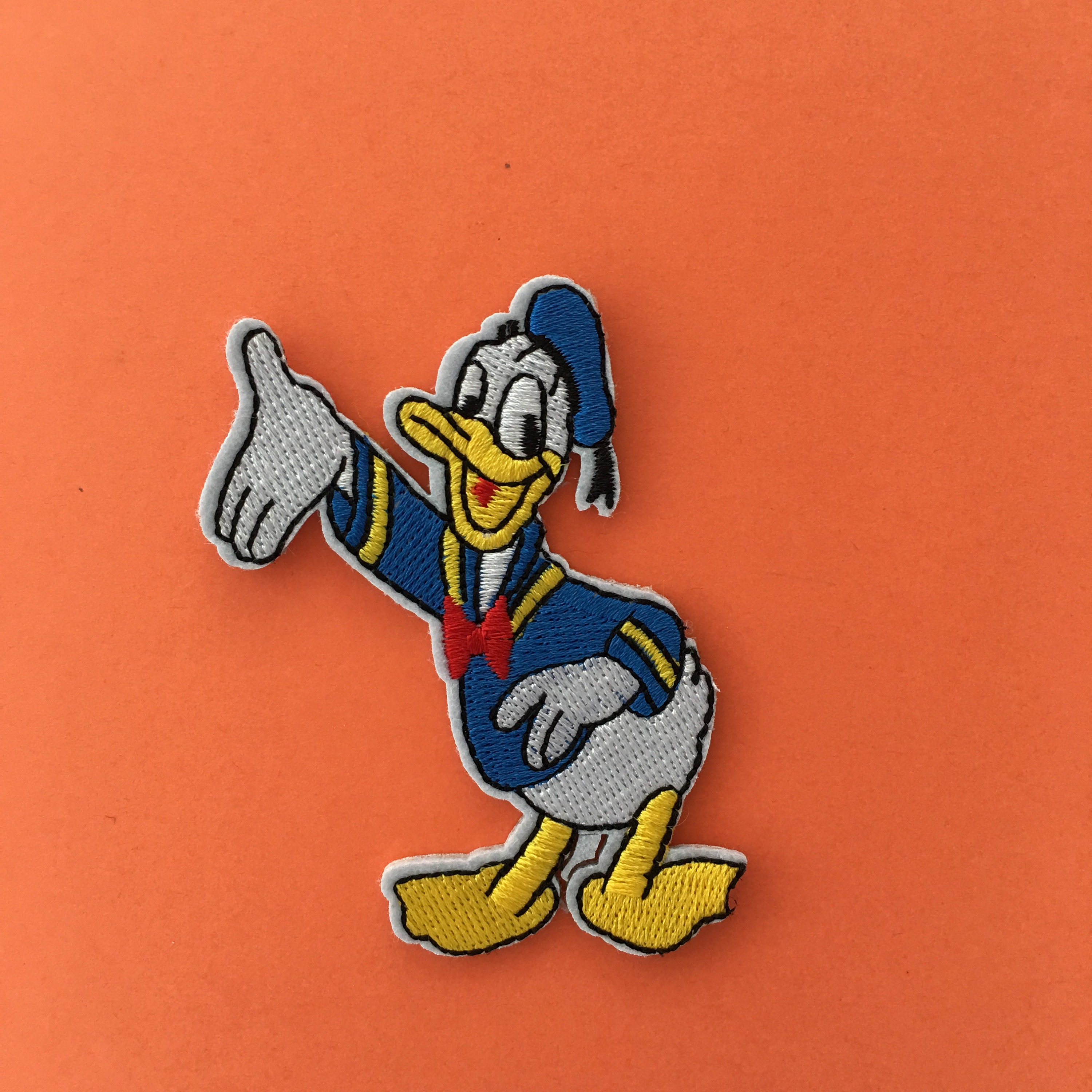 Donald Duck Embroidered Patch Sew or Iron On Etsy