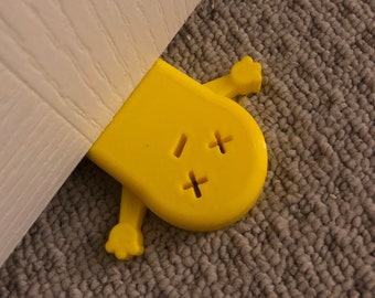 Funny Squished Ghost Door Stopper: Novelty Haunted House Decor