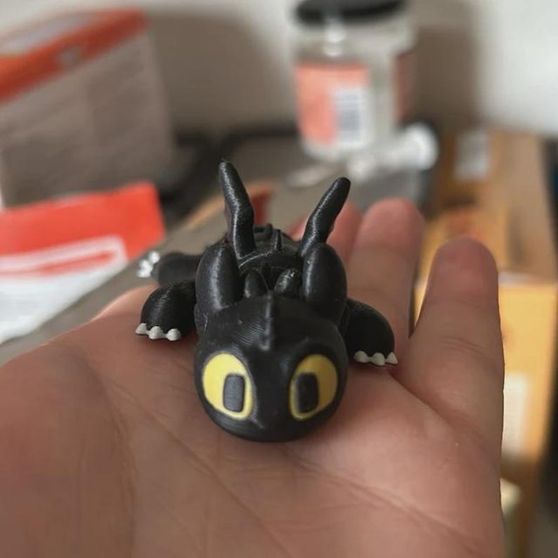 Poseable Toothless Dragon Figure – Inspired by How to Train Your Dragon image 8