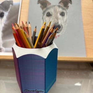 Personalized Pencil Pen Holder: Custom Teacher Desk Organizer