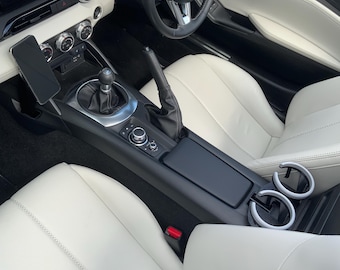 Mazda MX-5 ND RF/ Fiat 124 Spider - Cupholder & MagSafe Phone Mount Bundle