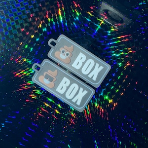 Funny Car Keyring: 3D Printed Sh*tbox Keychain image 1