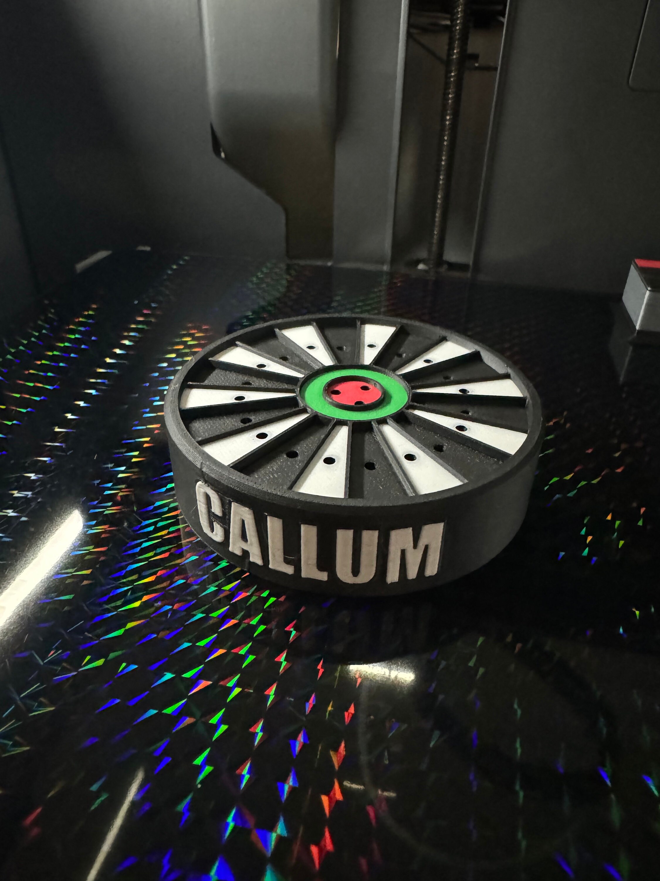 Dartboard Inspired Darts Holder - Customisable Name - Perfect Organiser for Dart Lovers