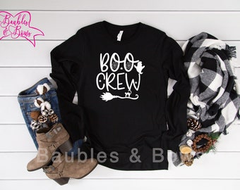 Long Sleeve, Boo Crew, Halloween, Women, Cozy