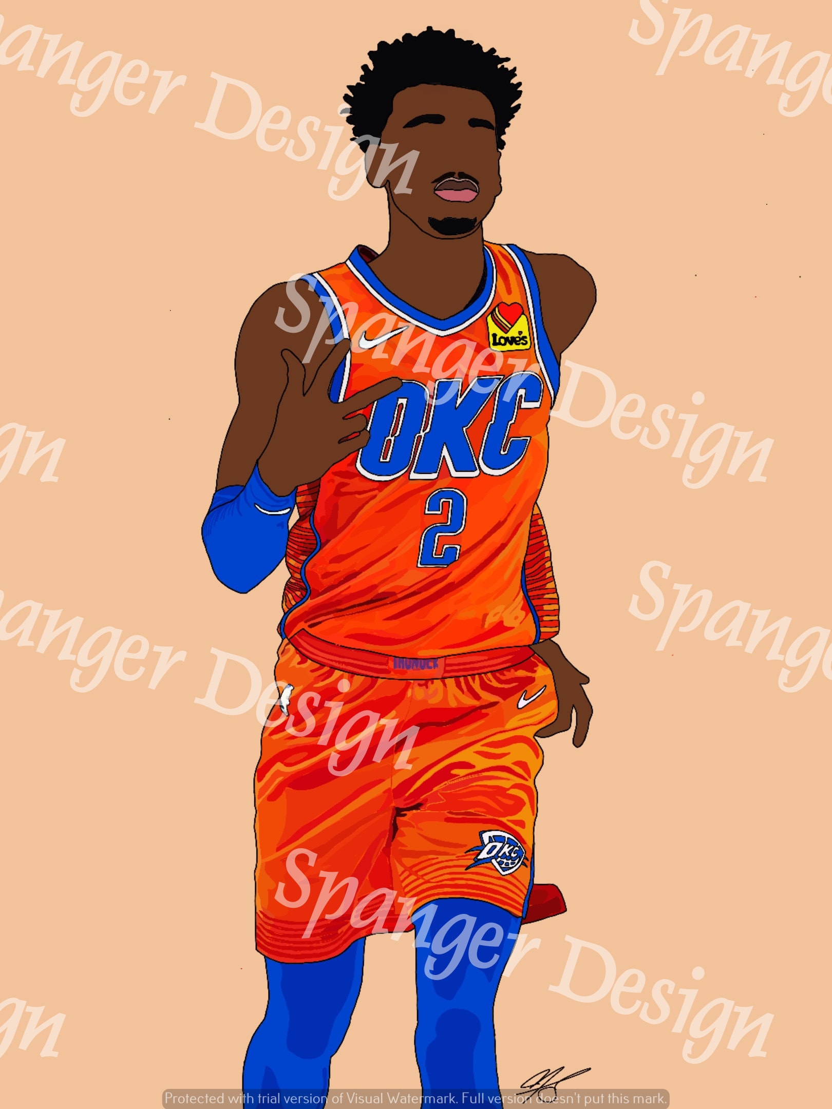 Shai gilgeous alexander HD wallpaper  Pxfuel