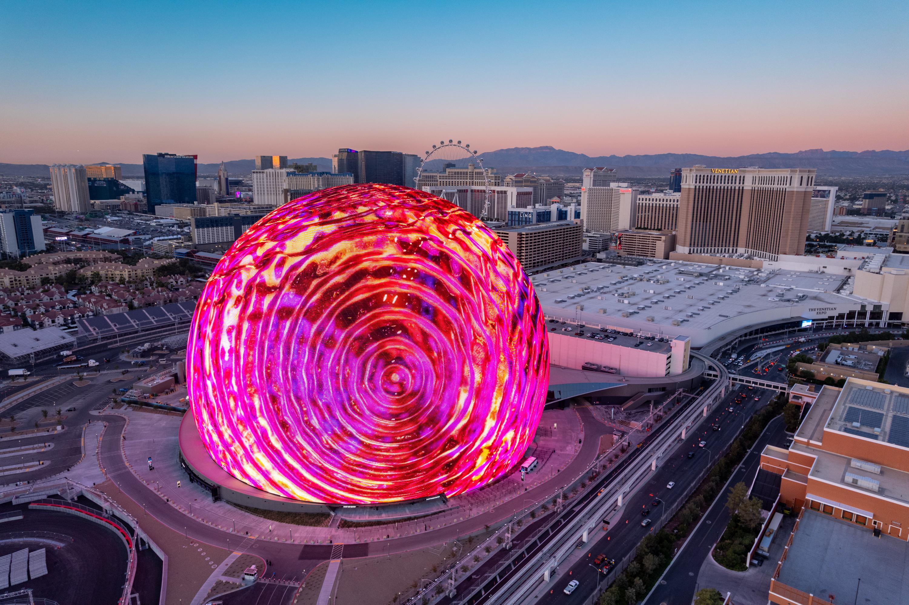 Sphere/Las Vegas/ Sunrise/Photo Print/Gift