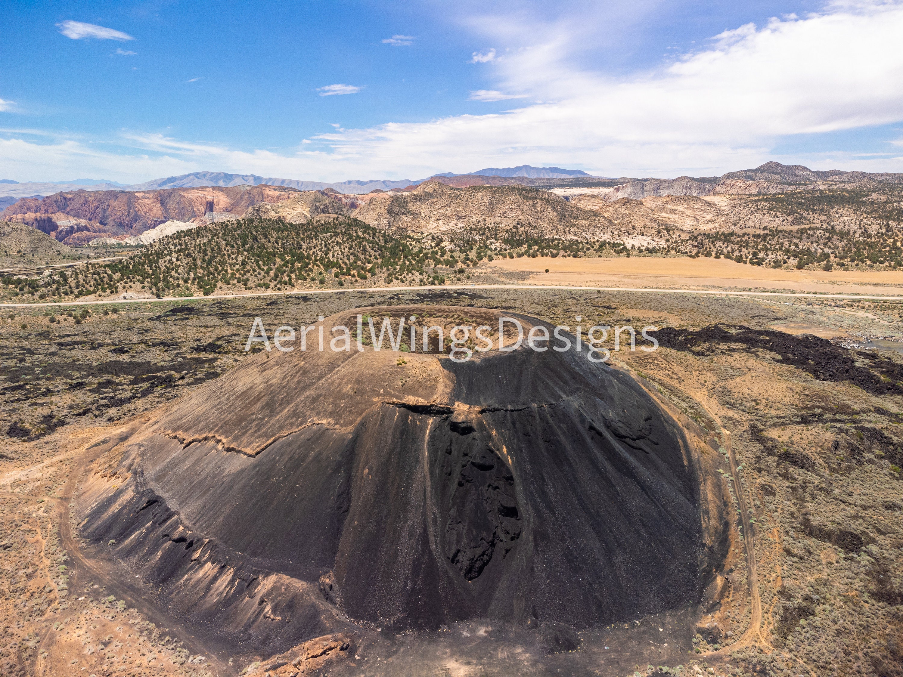 Santa Clara Volcano/utah/digital Download. Etsy