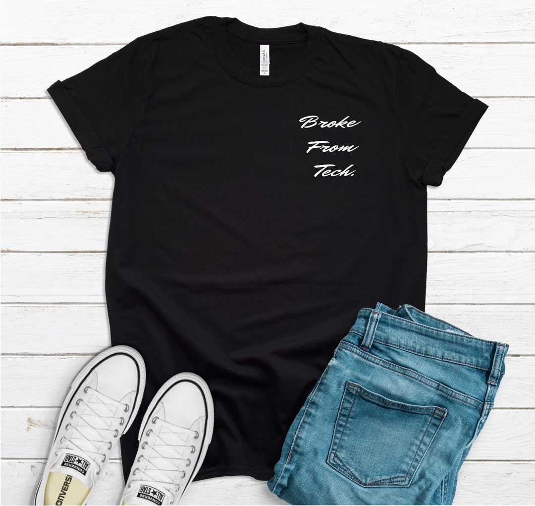 Techlinked Shirt Broke From Tech T-shirt. Technology Lover. Electronics T-shirt. Gamer ...