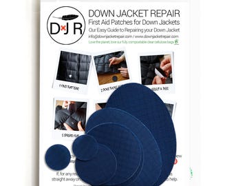 Self-Adhesive Repair Patch Kit – 30-Second Fix | Pre-Cut Waterproof Patches for Down Jackets, Tents, Backpacks, Camping & Festival Gear
