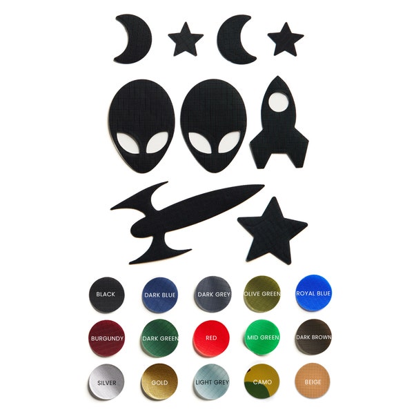 Space Patches - Choose Colour - Self-Adhesive Repair Patches for Down Jackets