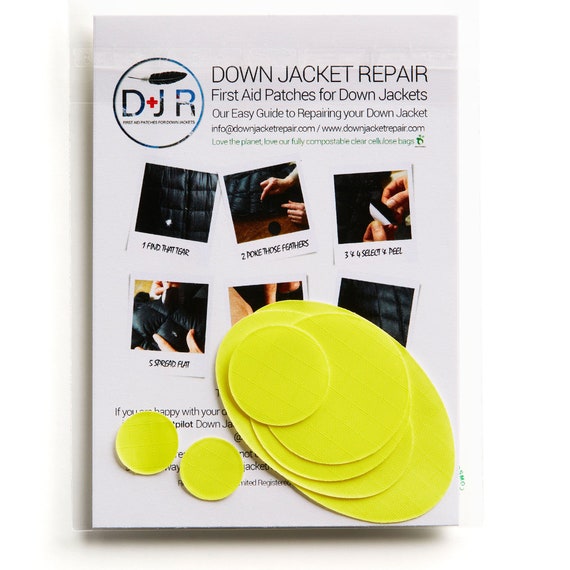 Self-adhesive Down Jacket Repair Patches for Down Jackets or Sleeping Bags  First Aid for Down Jackets 