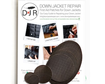 Self-Adhesive Repair Patch Kit – 30-Second Fix | Pre-Cut Waterproof Patches for Down Jackets, Tents, Backpacks, Camping & Festival Gear