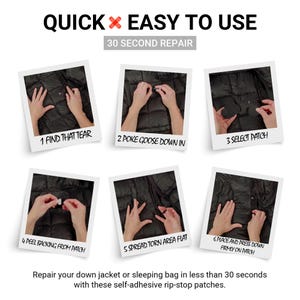 Toppe Autoadesive In Nylon | Rotolo 10x160 Cm | Impermeabile Per Riparazioni Tendaggi, Giubbotti, Sacchi A Pelo - Foto 12