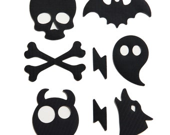 Spooky Patches - Black - Self-Adhesive Repair Patches for Down Jackets