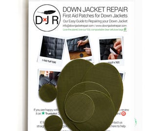 Self-Adhesive Repair Patch Kit – 30-Second Fix | Pre-Cut Waterproof Patches for Down Jackets, Tents, Backpacks, Camping & Festival Gear