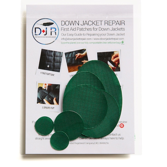 Self-adhesive Down Jacket Repair Patches Bottle Green for Down Jackets or  Sleeping Bags First Aid for Down Jackets 