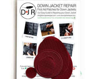 Self-Adhesive Repair Patch Kit – 30-Second Fix | Pre-Cut Waterproof Patches for Down Jackets, Tents, Backpacks, Camping & Festival Gear