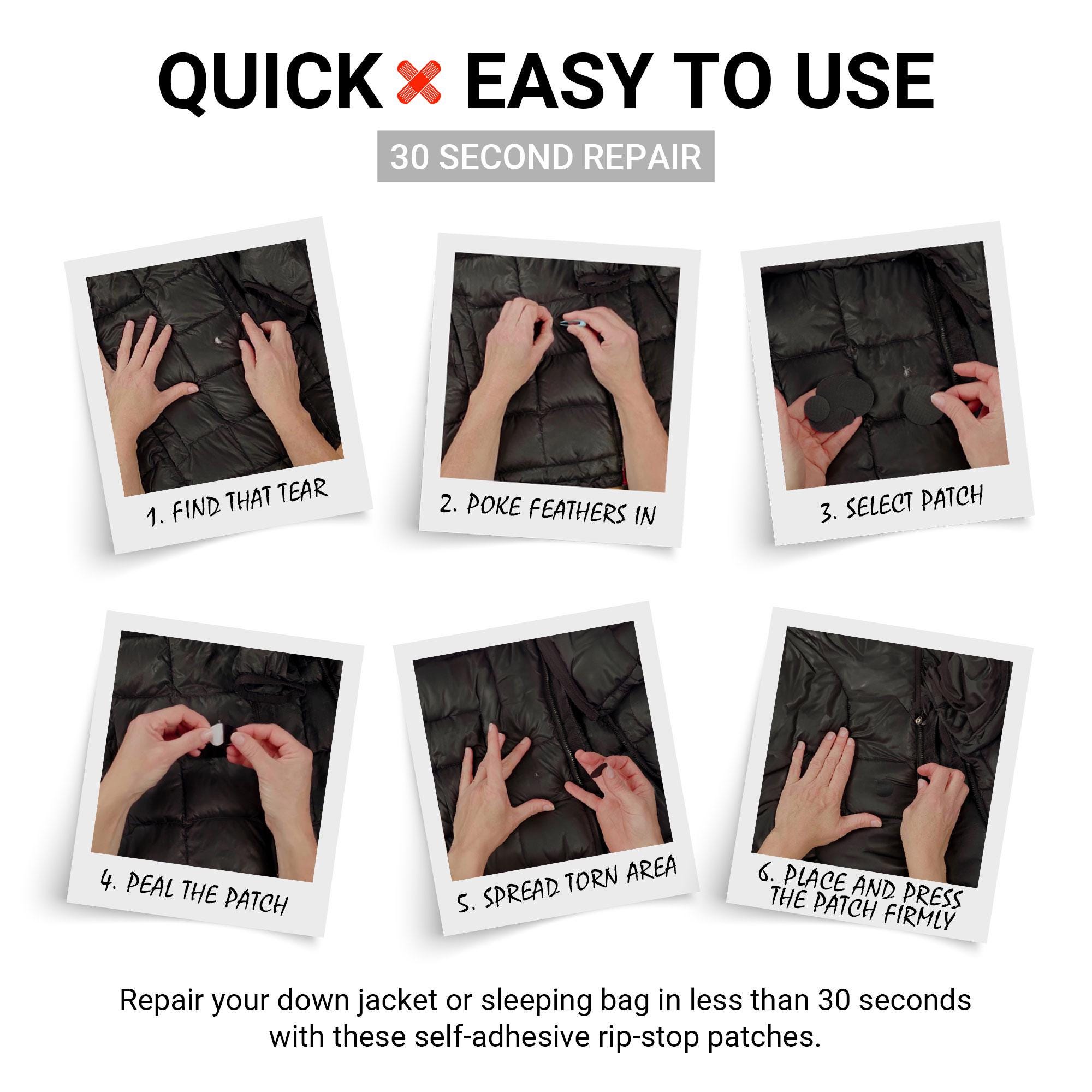 Down coat repair patches new arrivals