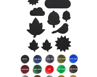 NATURE – Choose Colour - Down Jacket Repair Patch Kit – 9 Self-Adhesive Waterproof Nylon Patches for Down Jackets, Tents & Sleeping Bags