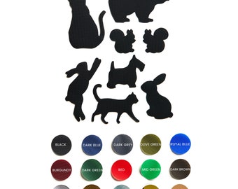 Patchs animaliers - Couleur au choix - Patchs de réparation auto-adhésifs pour vestes en duvet