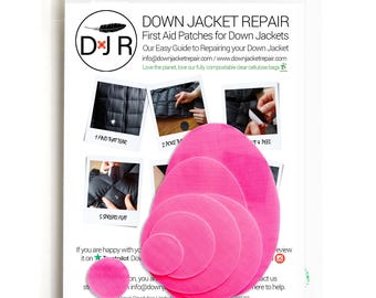 Self-Adhesive Repair Patch Kit – 30-Second Fix | Pre-Cut Waterproof Patches for Down Jackets, Tents, Backpacks, Camping & Festival Gear