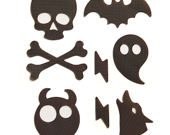 Spooky Patches - Dark Brown - Self-Adhesive Repair Patches for Down Jackets