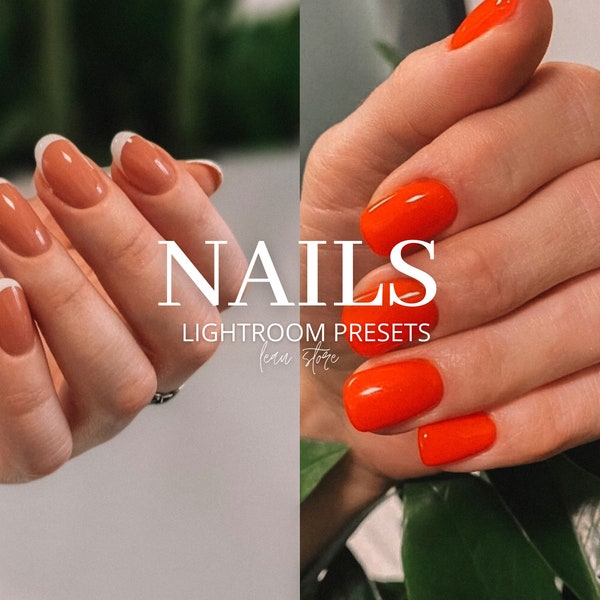 7 Lightroom NAILS Presets for mobile photo editing, Beauty manicure professional filters for nails, Nail master presets Ukrainian seller