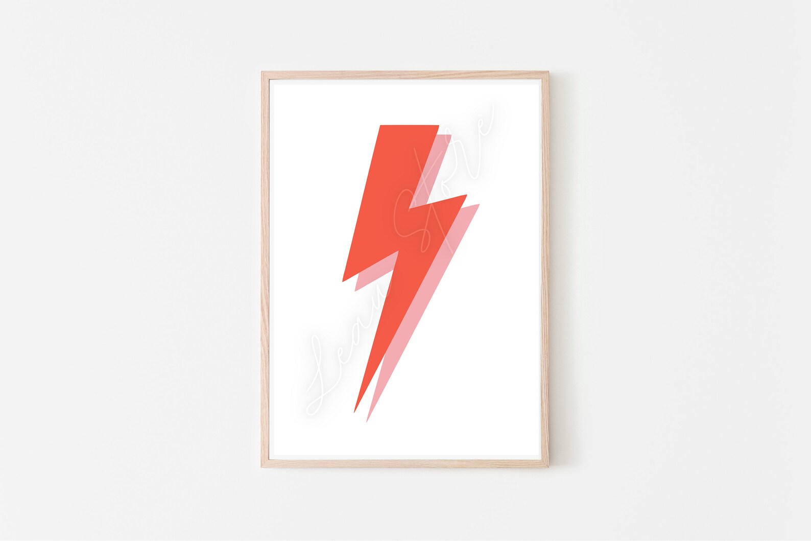 Preppy lightning bolt digital download Digital print Etsy