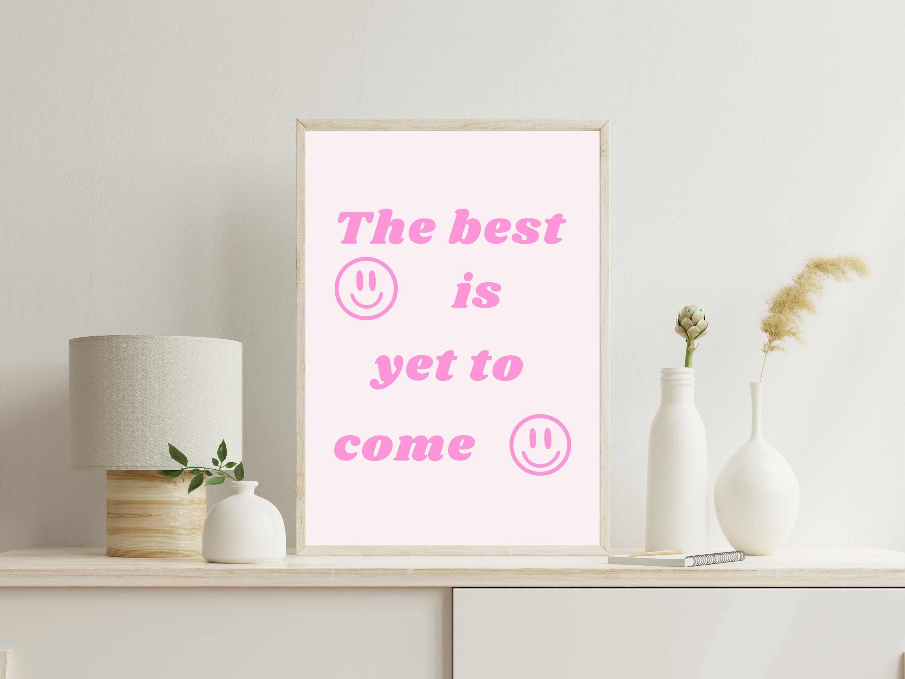 Digital Prints Digital print Preppy room decor Pink preppy wall art ...