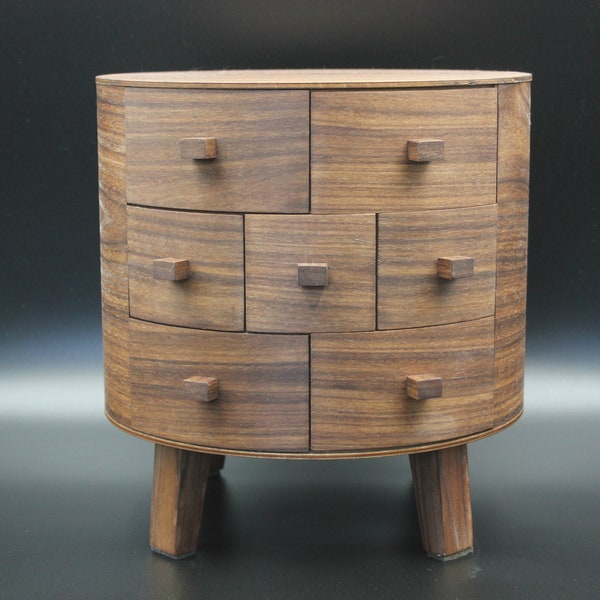 Luxury Handmade Small Chest of Drawers - Keepsake & Treasures Storage - Exclusive Home Decor Addition