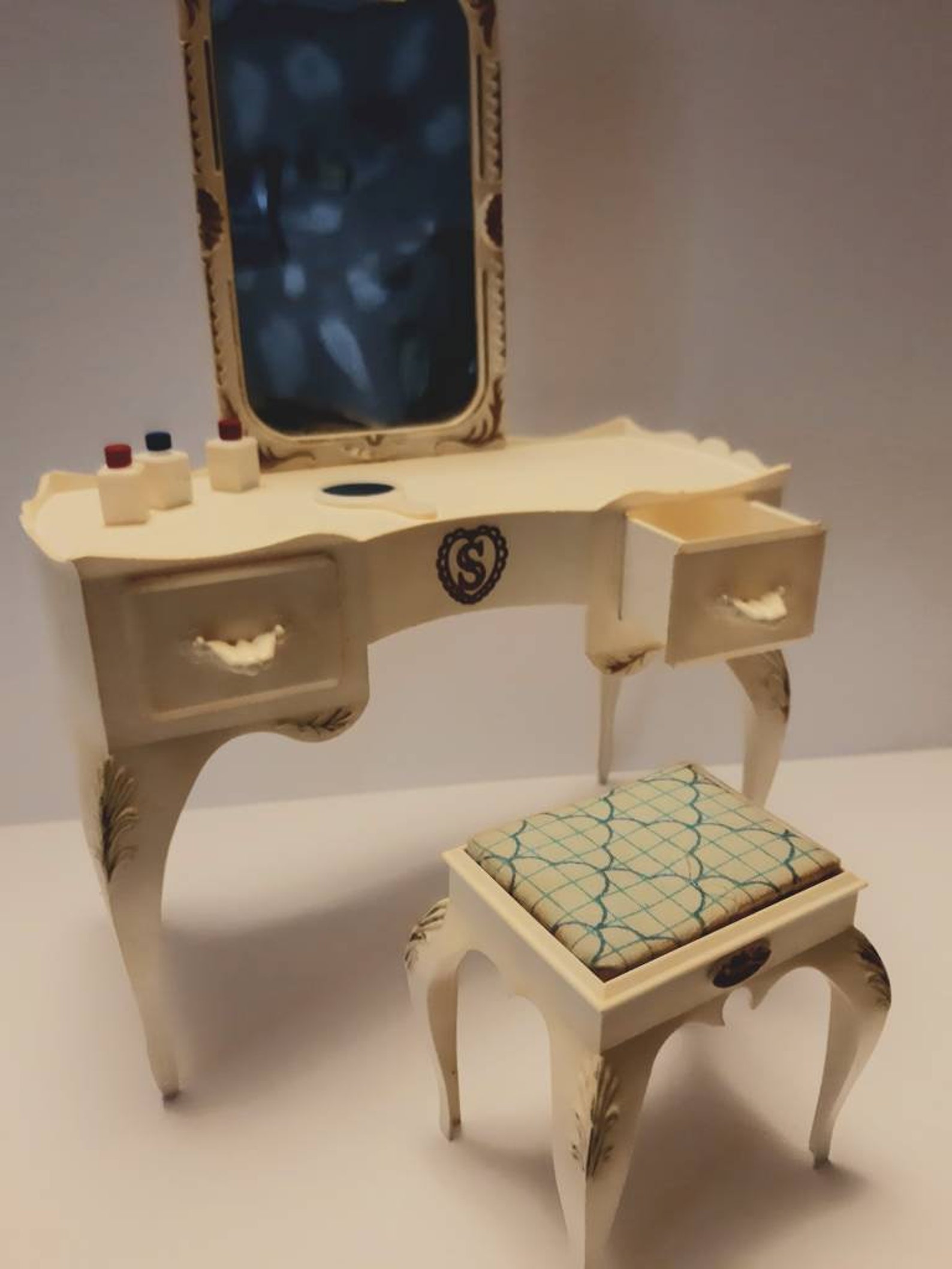 Vintage Sindy Doll Furniture Bedroom Etsy