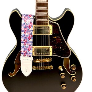 Silverstring Custom 2 Butterfly Bliss Guitar Strap. The perfect strap for any guitar. Easy adjustment, fits all sizes. image 8