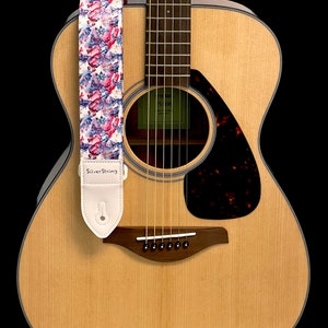 Silverstring Custom 2 Butterfly Bliss Guitar Strap. The perfect strap for any guitar. Easy adjustment, fits all sizes. image 10