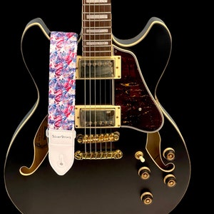 Silverstring Custom 2 Butterfly Bliss Guitar Strap. The perfect strap for any guitar. Easy adjustment, fits all sizes. image 9