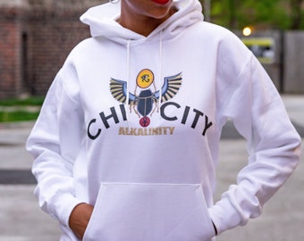 Sudadera con capucha Third Eye Rising (blanca)