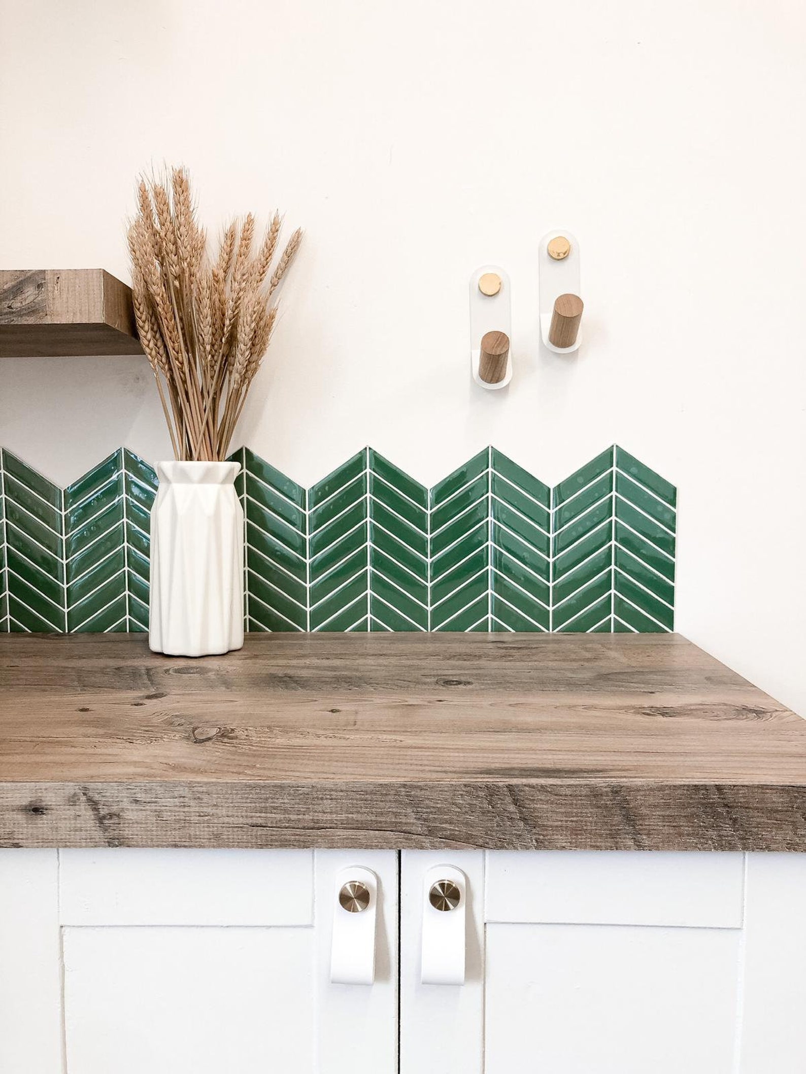 Stick on Tile Peel and Stick Tile Splashback Kitchen Etsy