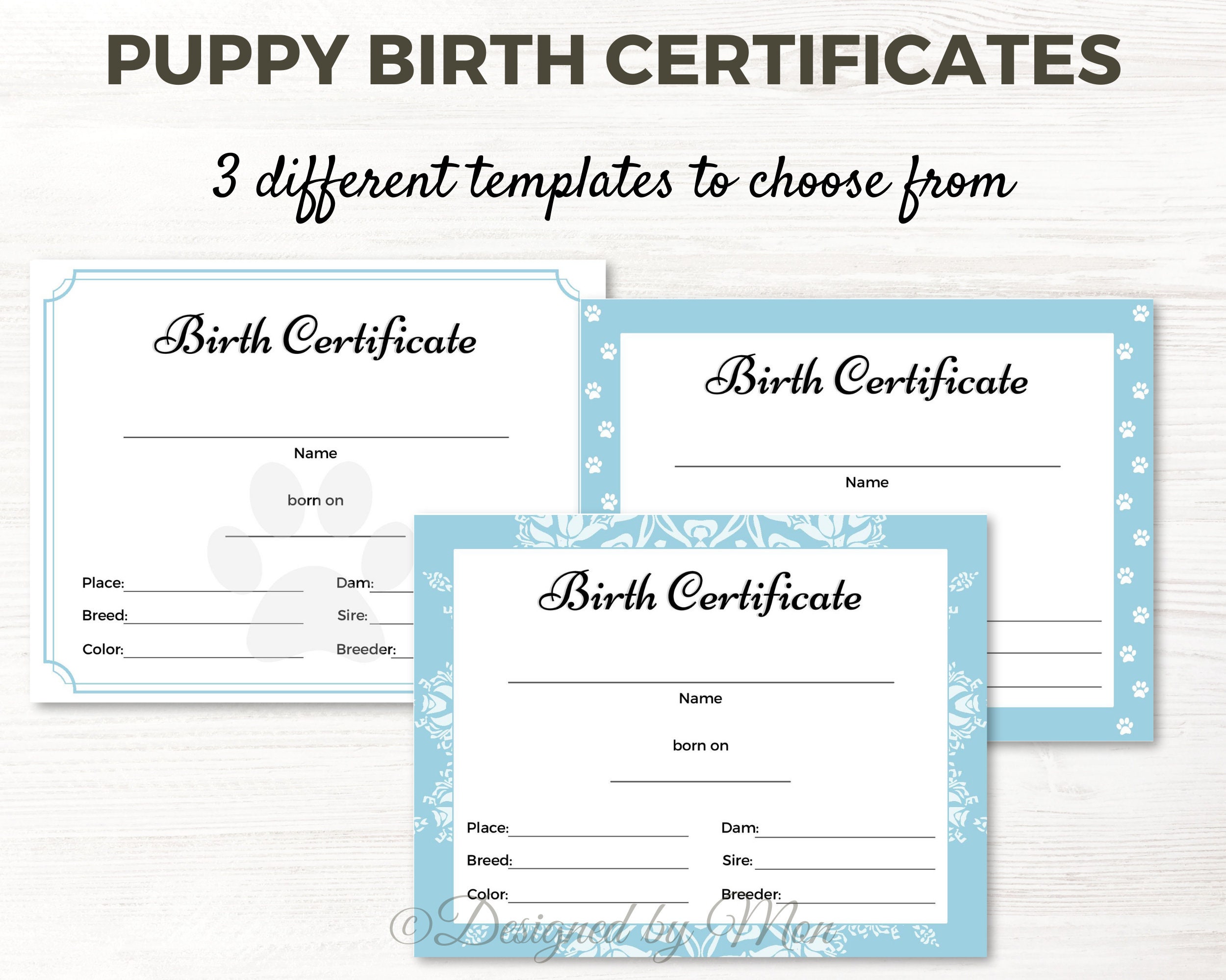 The Ultimate Dog Breeder Charts Bundle With Your Custom Color Breeder Forms, Whelping Records