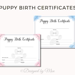Puppy Pack Printables for Dog Breeding - Puppy Kit | Puppy Packs | Dog ...
