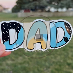 Dog Family - Mum, Mom, and Dad Sticker Decal - Etsy