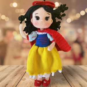 Amigurumi Doll – Handmade Crochet Girl with Curly Red Hair – Pastel Outfit – Collectible Plush Toy – Gift for Kids & Doll Lovers-Unique Doll